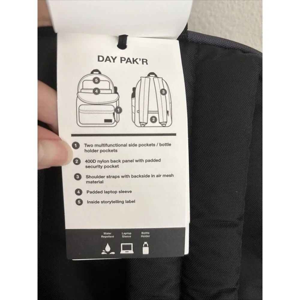 Pokemon x Eastpak Day Pak'r Patches Grey Gray Backpack 0025 NEW